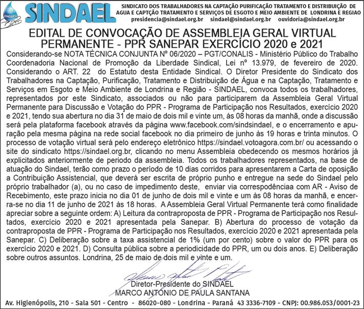 Edital-PPR-2021 Edital ppr 2021