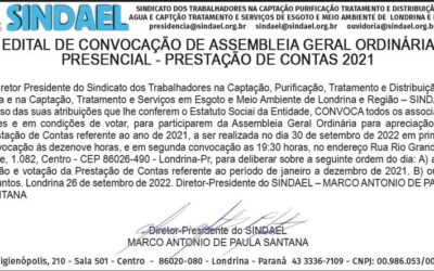 Edital sindael